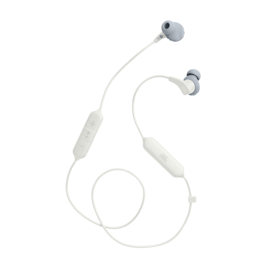 JBL Endurance Run 2 Wireless - White - Waterproof Wireless In-Ear Sport Headphones - Detailshot 4 image number null